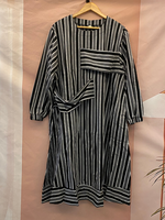 Women's Spring & Autumn Stylish Striped Casual Loose A-Line Dress