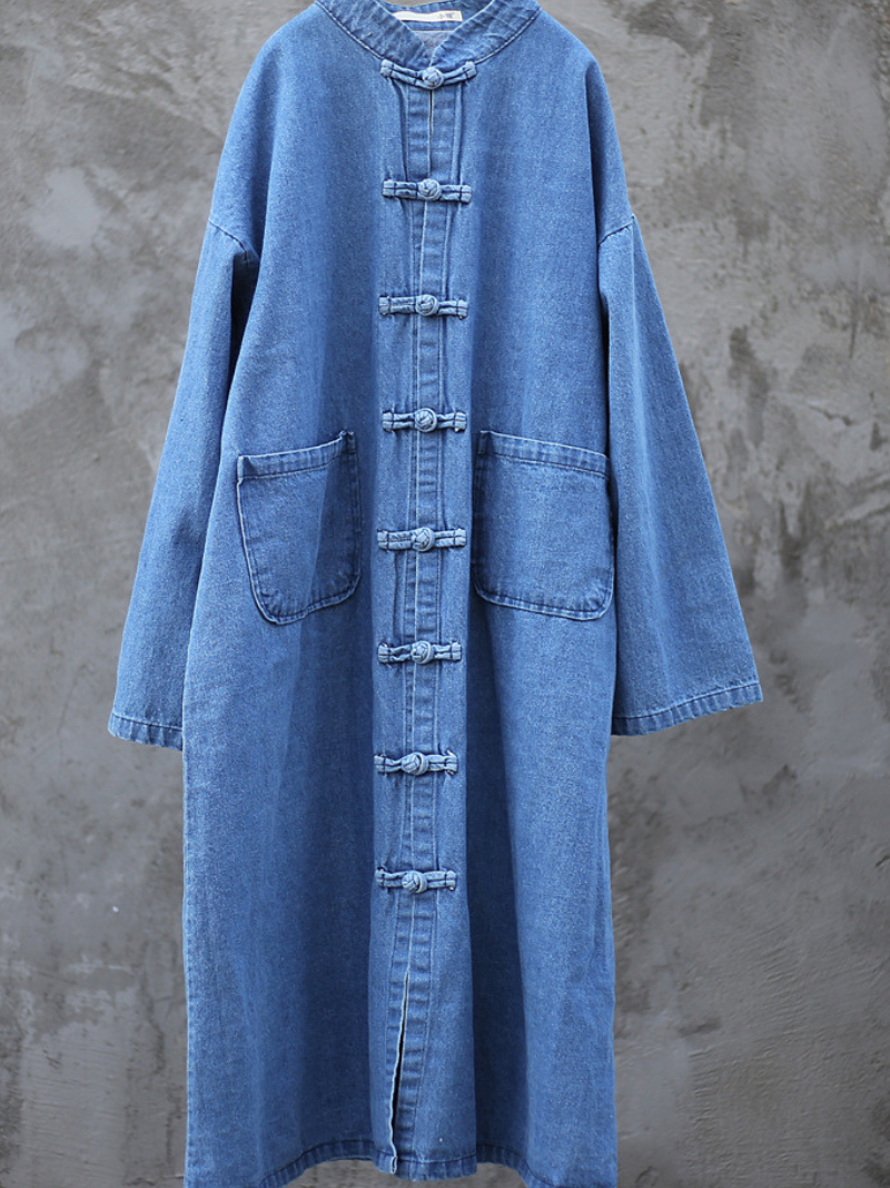 Everyday Confidence Duster Coat — Soft Denim Layer With Effortless Fit