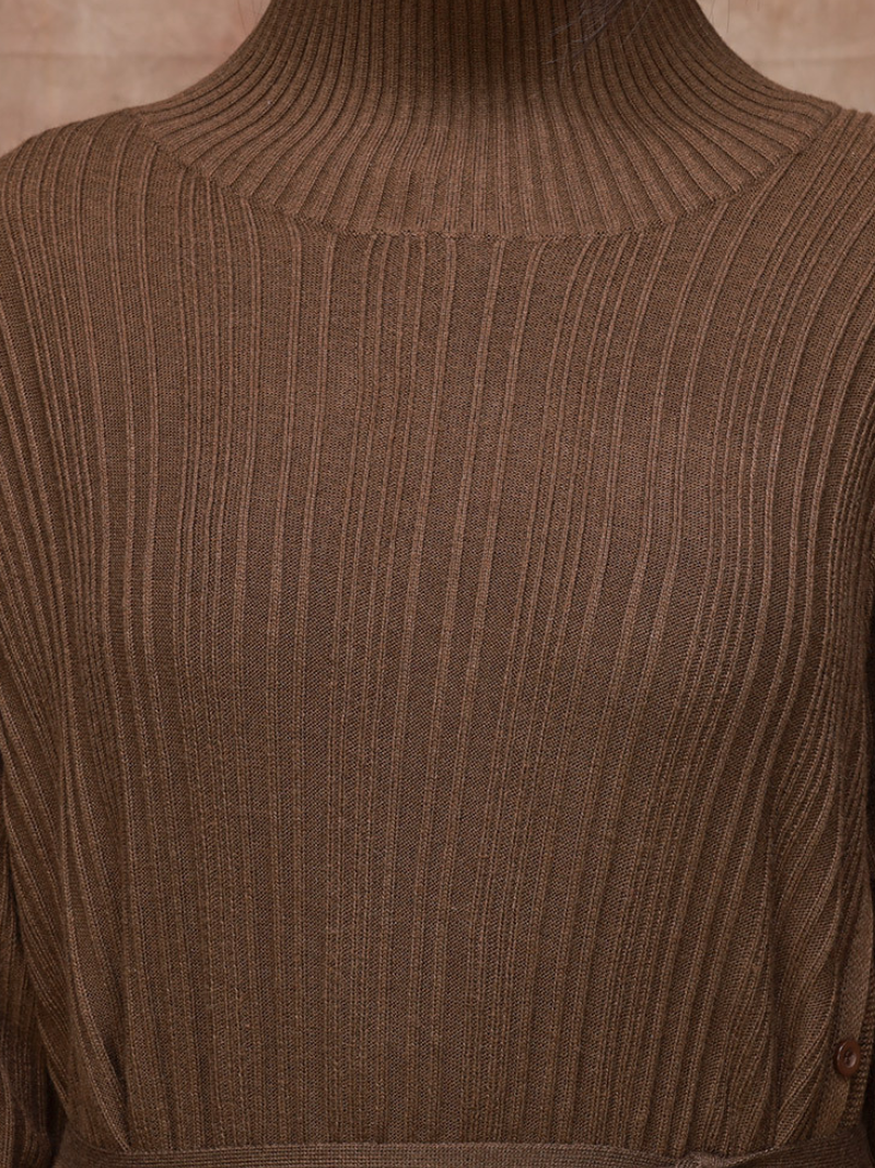 Women Collar A-Line Dress 