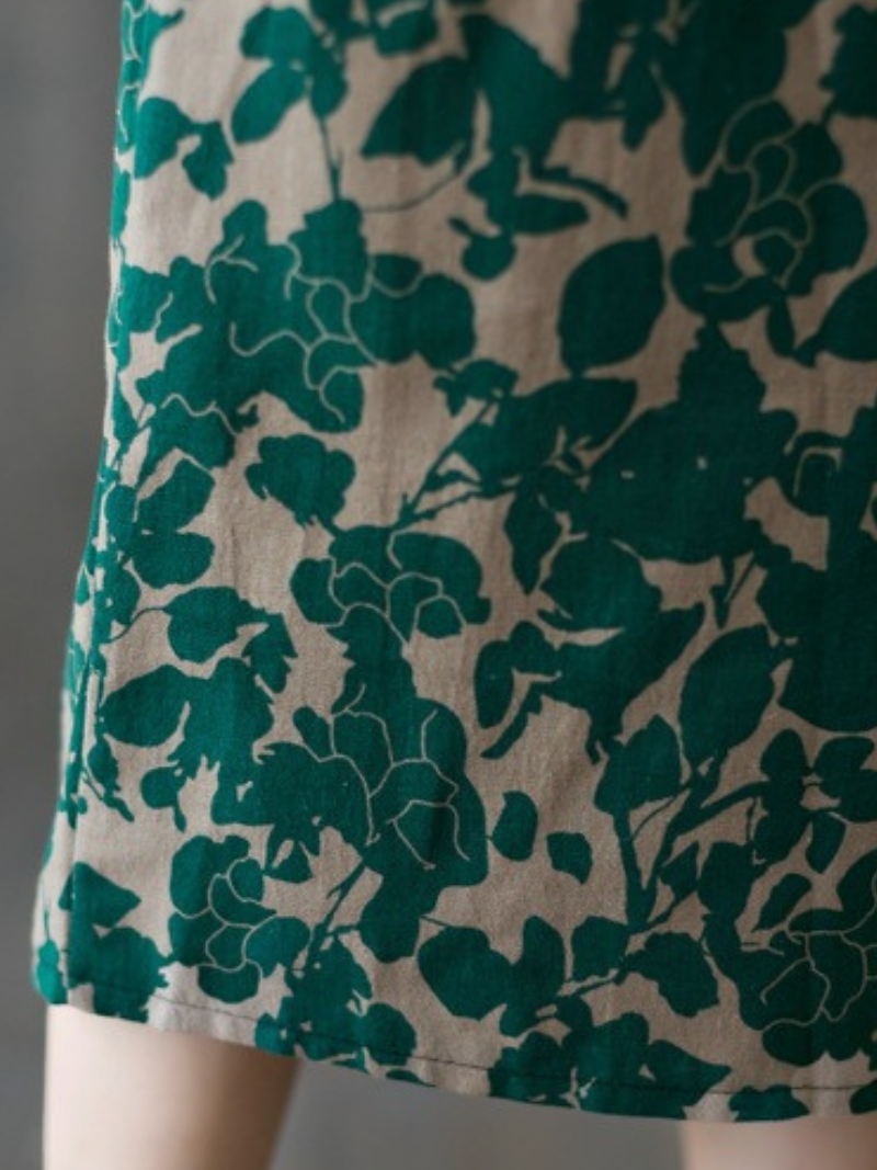 Midi smock dress for women