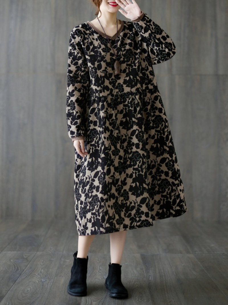 midi smock dress