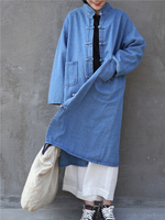 Everyday Confidence Duster Coat — Soft Denim Layer With Effortless Fit