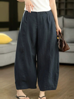Breezy Confidence Wide-Leg Pants — Cotton Linen Ease for Every Day