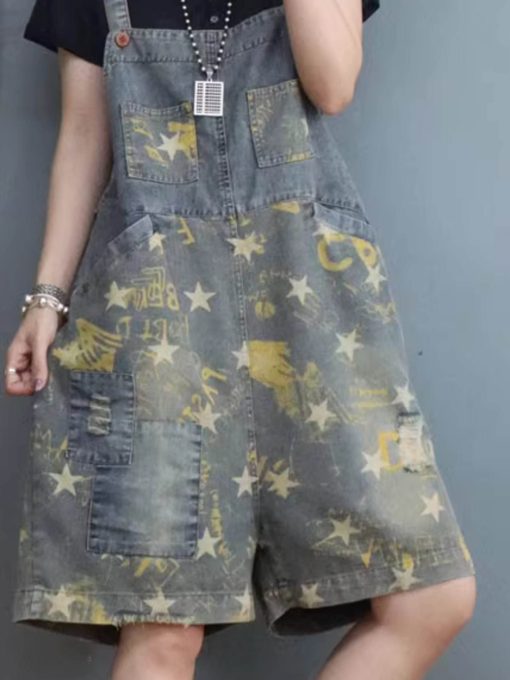 Women's Summer Bib's Cool Dungaree 