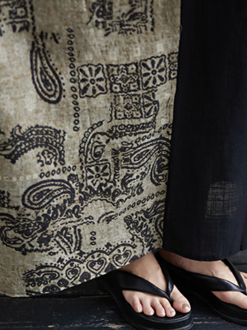 Women's Summer Wear Stylish Printed Kaftan Dress