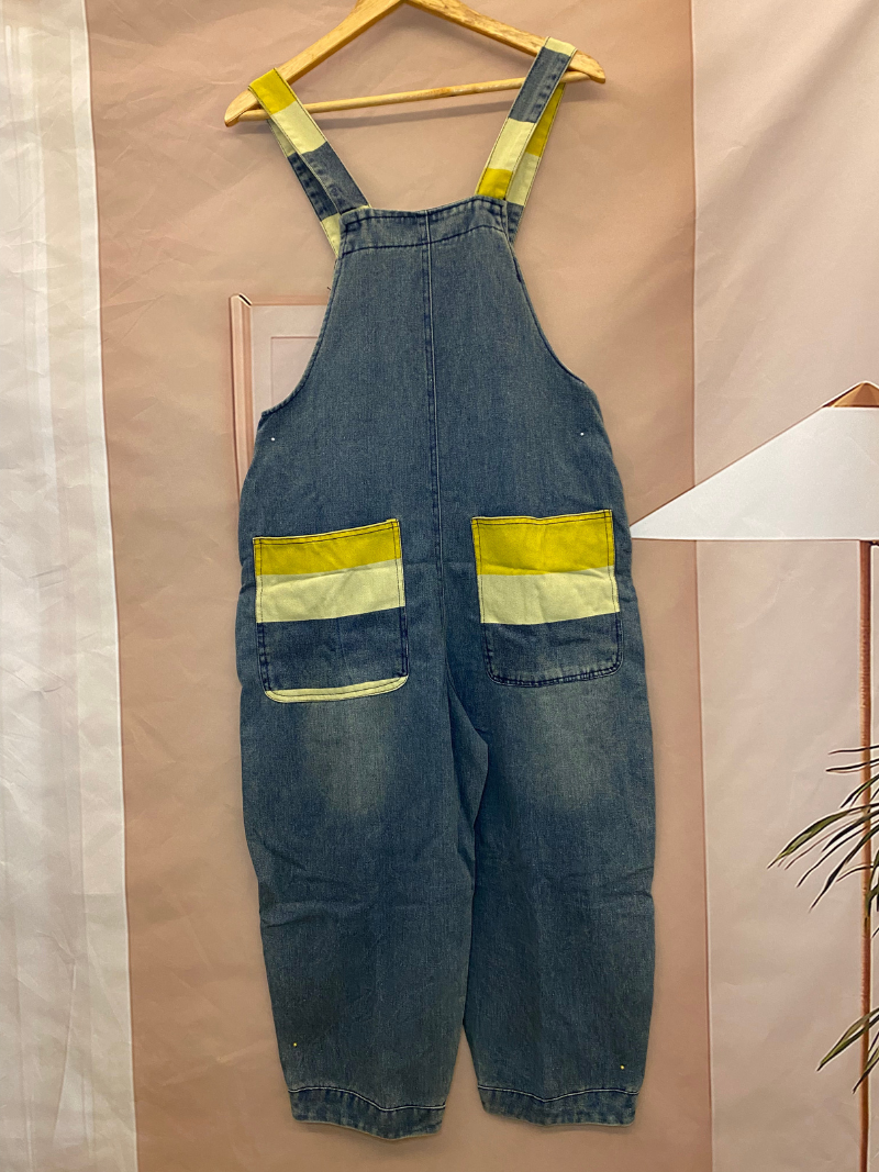  Trendy Yellow Dungaree 