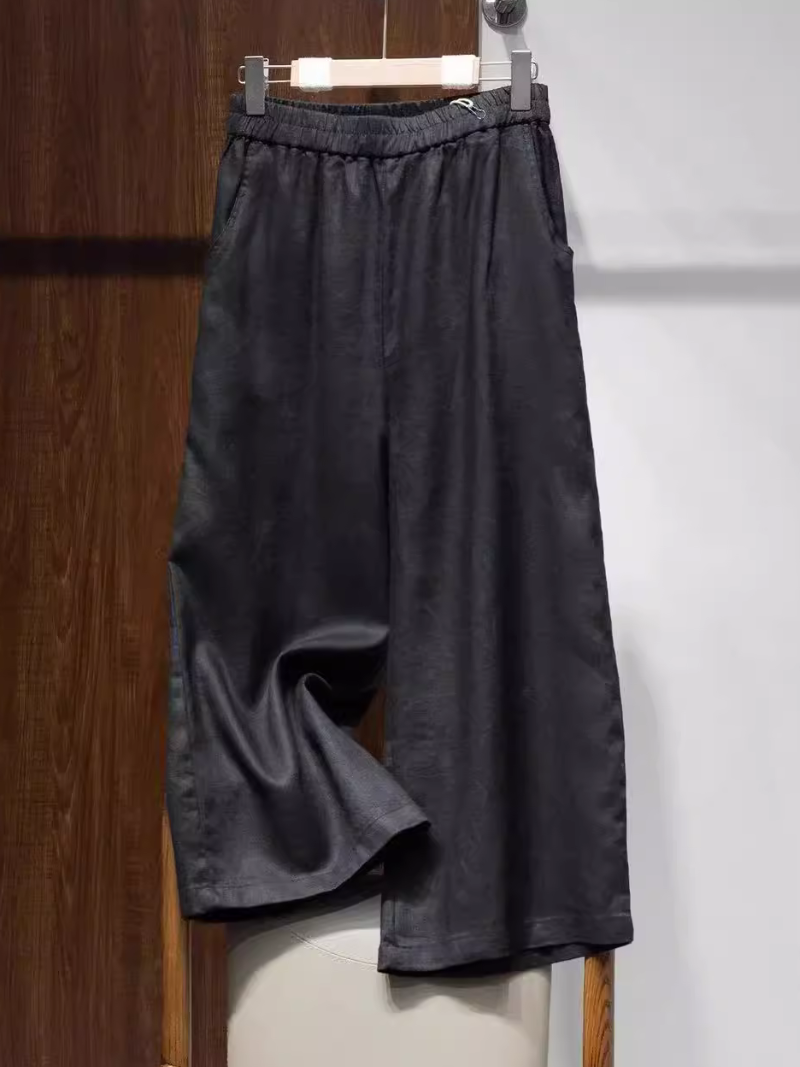 Couleur solide confortable et à la mode des femmes à jambes droites