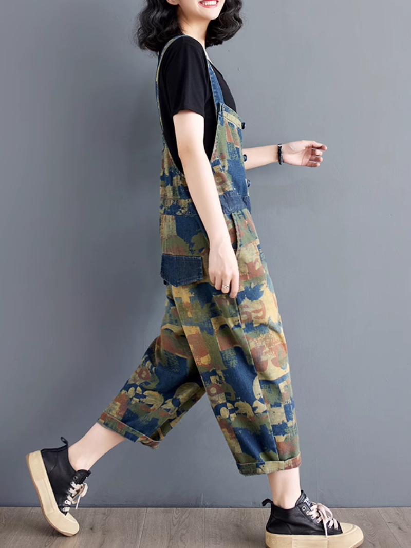 Dungaree globalement élégant et magnifique en denim mince en denim