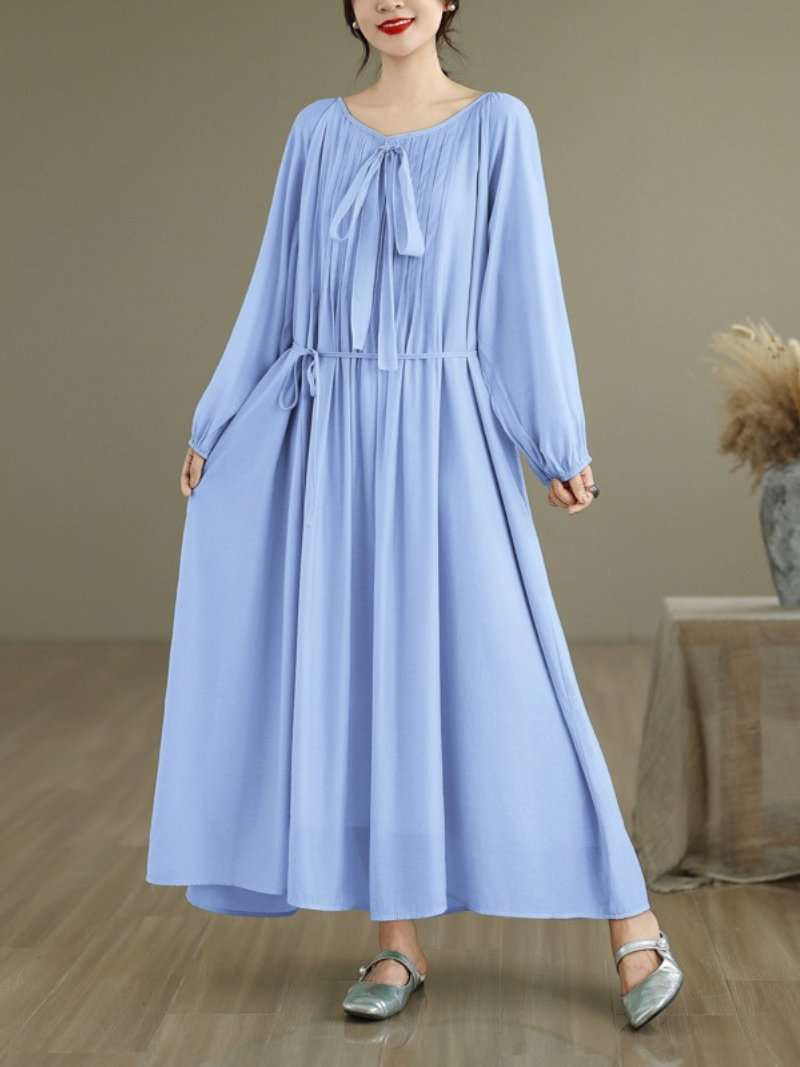 Women's Blue Loose Dress