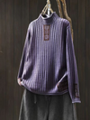 Women's Stylish Casual Wear Half Turtleneck Collar Sweater