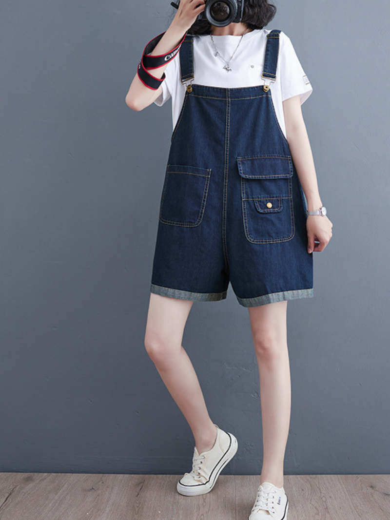 Women's Casual & Fashionable Baggy Style Dungarees