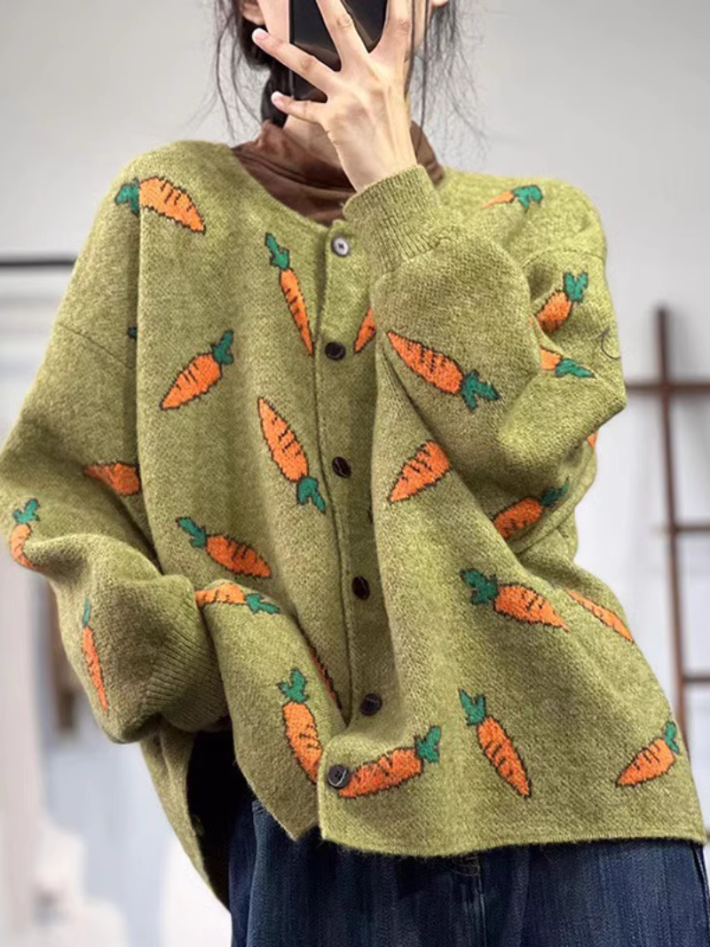 Women's Button-up Cardigan.