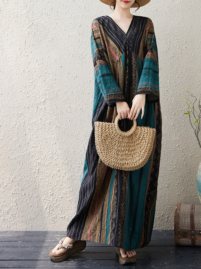 Women's A-linne Kaftan Dress