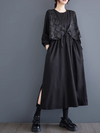 Women's Long Sleeves A-Line Dress