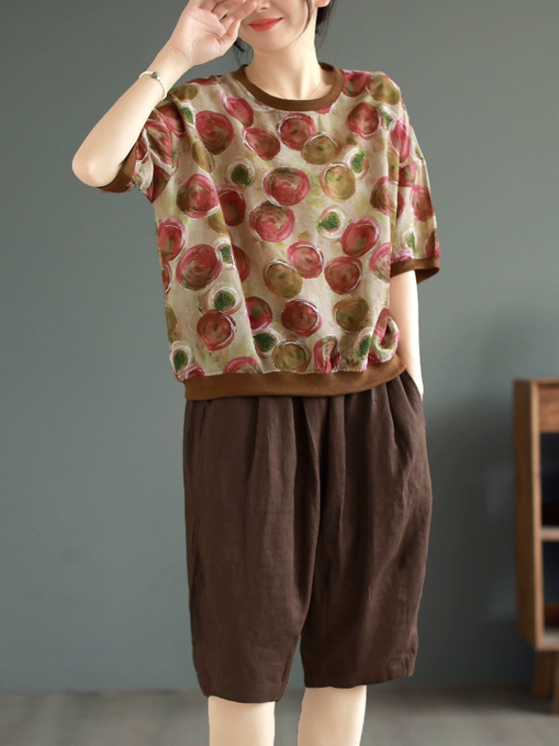 Été des femmes Toute occasion des sommets floraux imprimés