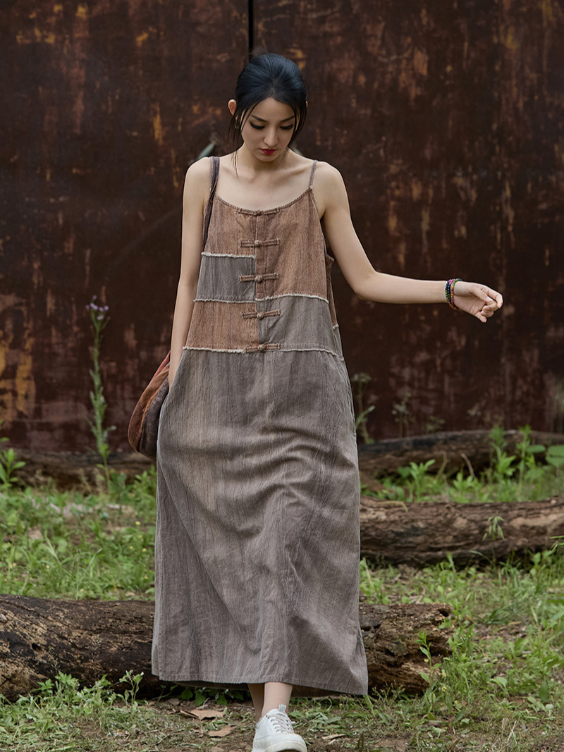 Women's Coffee A-Line Dress