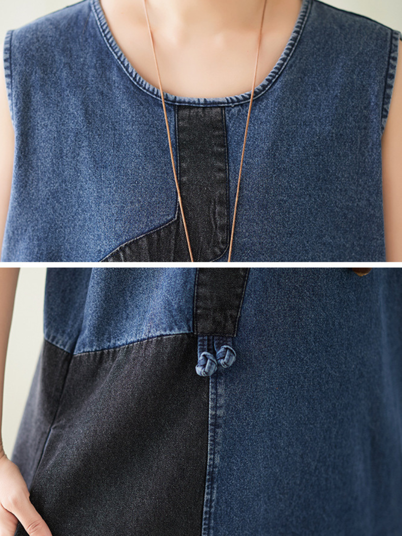 Easy Weekend-to-Work Denim Dress — Flowy A-Line With Effortless Fit and Movement