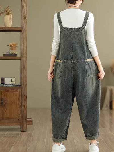 Women's Back Pocket Style Dungaree