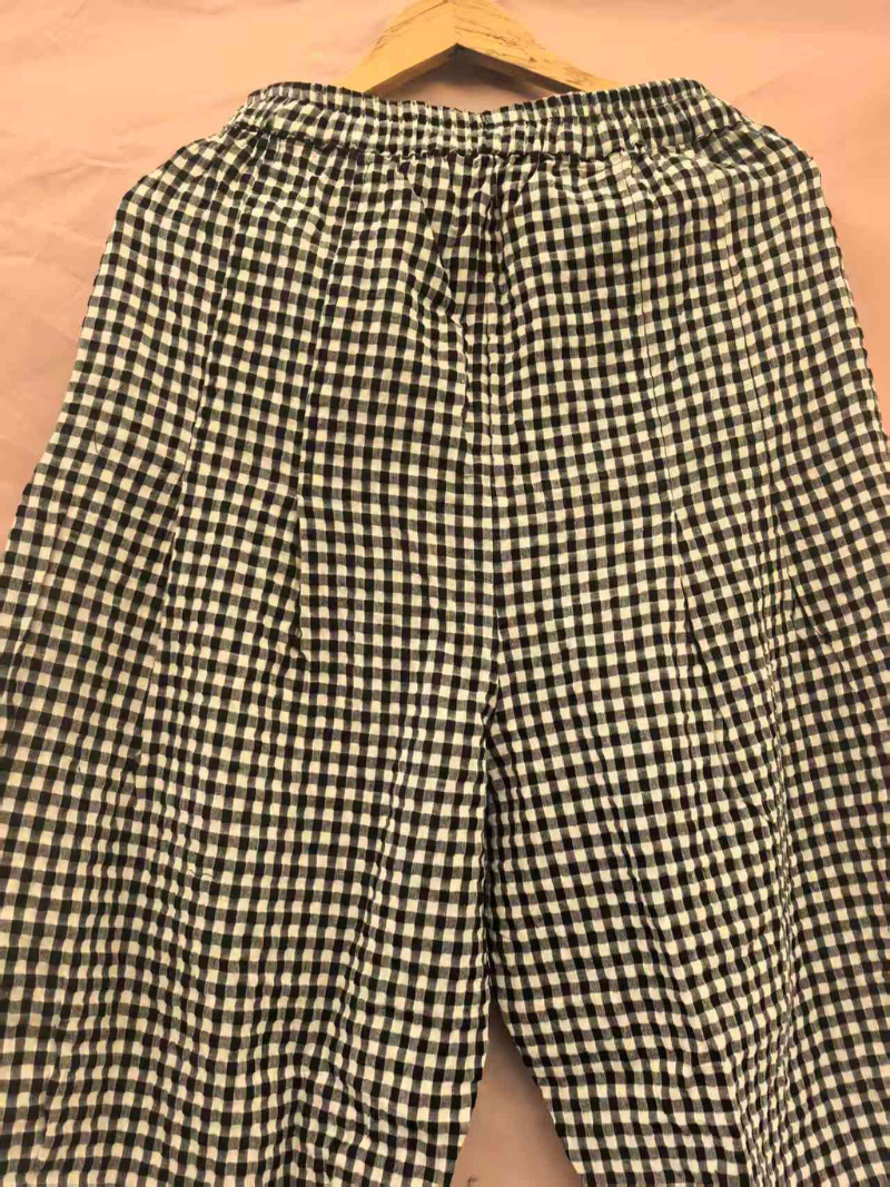 Lightweigh Women Welf lâche décontracté et le fond à carreaux