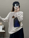 Women's Classic Everyday Wear Crew Neck Sweater