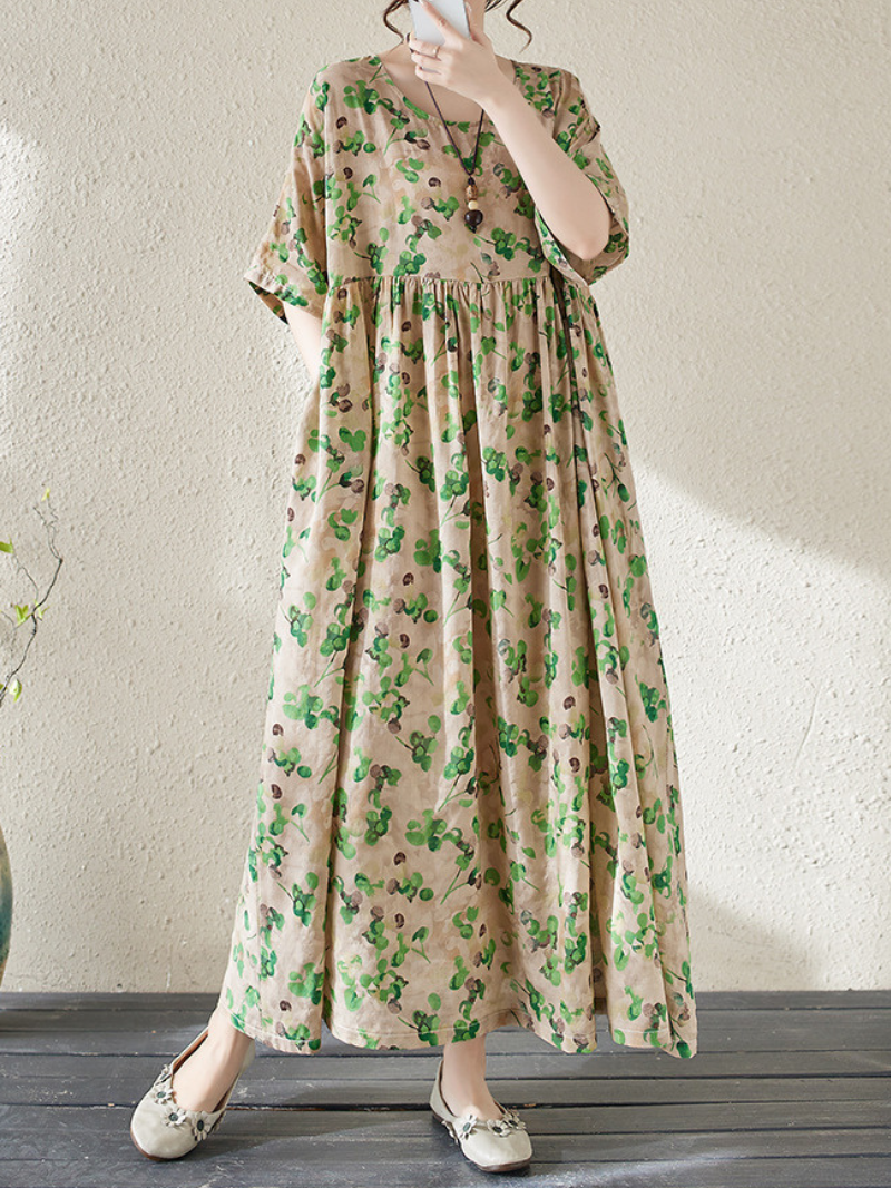 Sunlit Weekend Maxi Dress — Relaxed, Flattering Cotton Linen Comfort Style