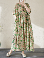 Sunlit Weekend Maxi Dress — Relaxed, Flattering Cotton Linen Comfort Style
