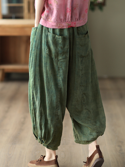 Women's Adjustable & Perfect Back Pocket Loose  Bottom