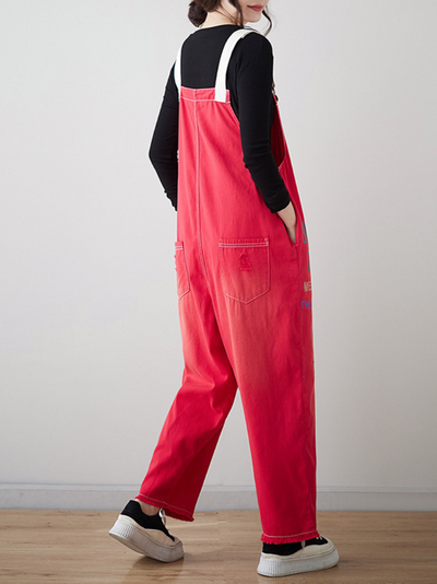 Women's Cool and Charm Carton Style Bib's Dungarees