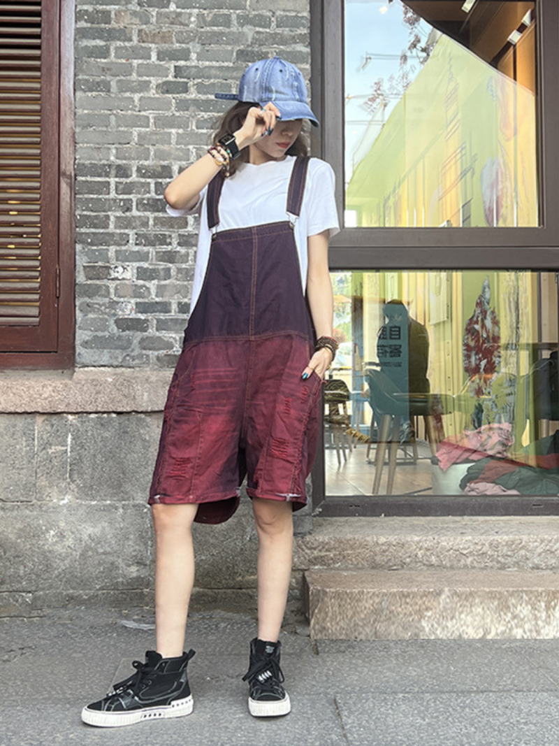 Women's casual Summer Short  Fashionable Dungarees