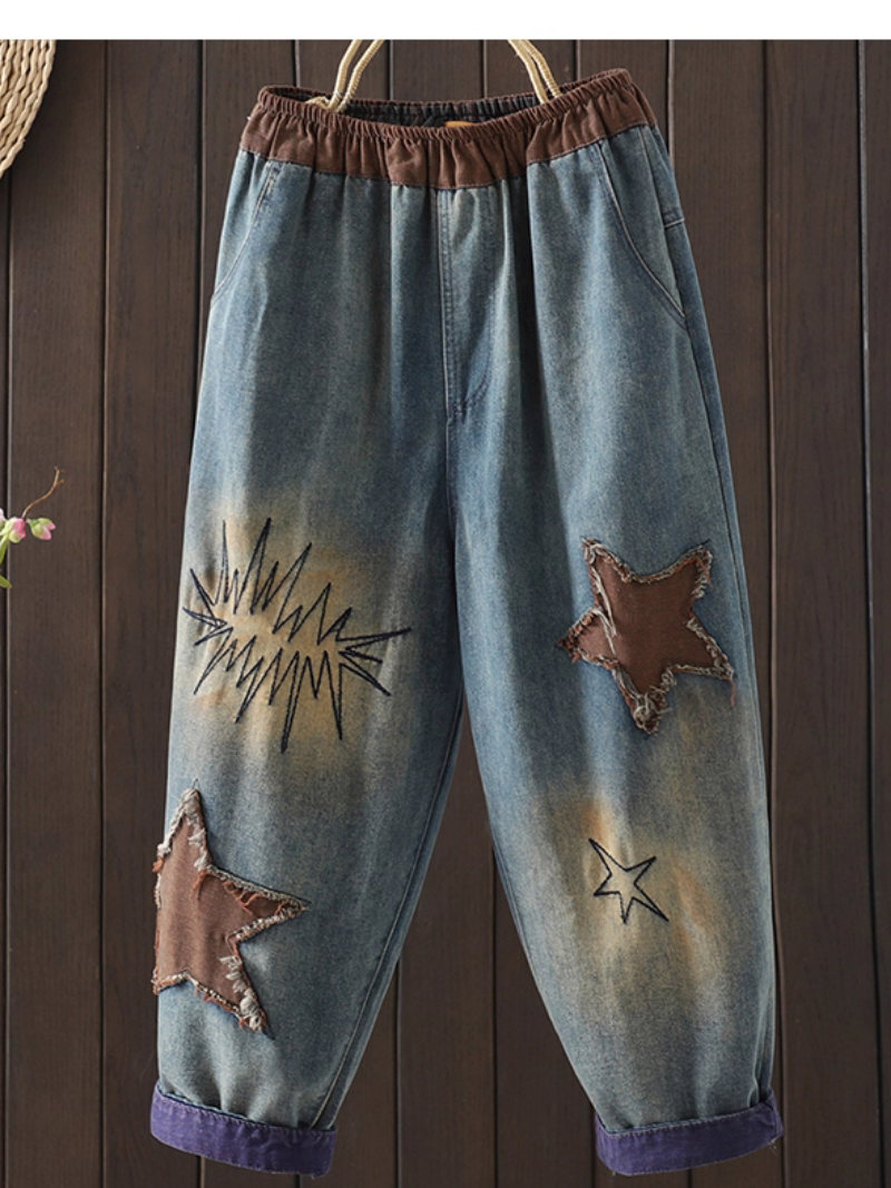 Été élégant de la femme Patch Work Work Bottom