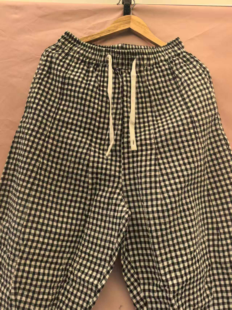 Lightweigh Women Welf lâche décontracté et le fond à carreaux