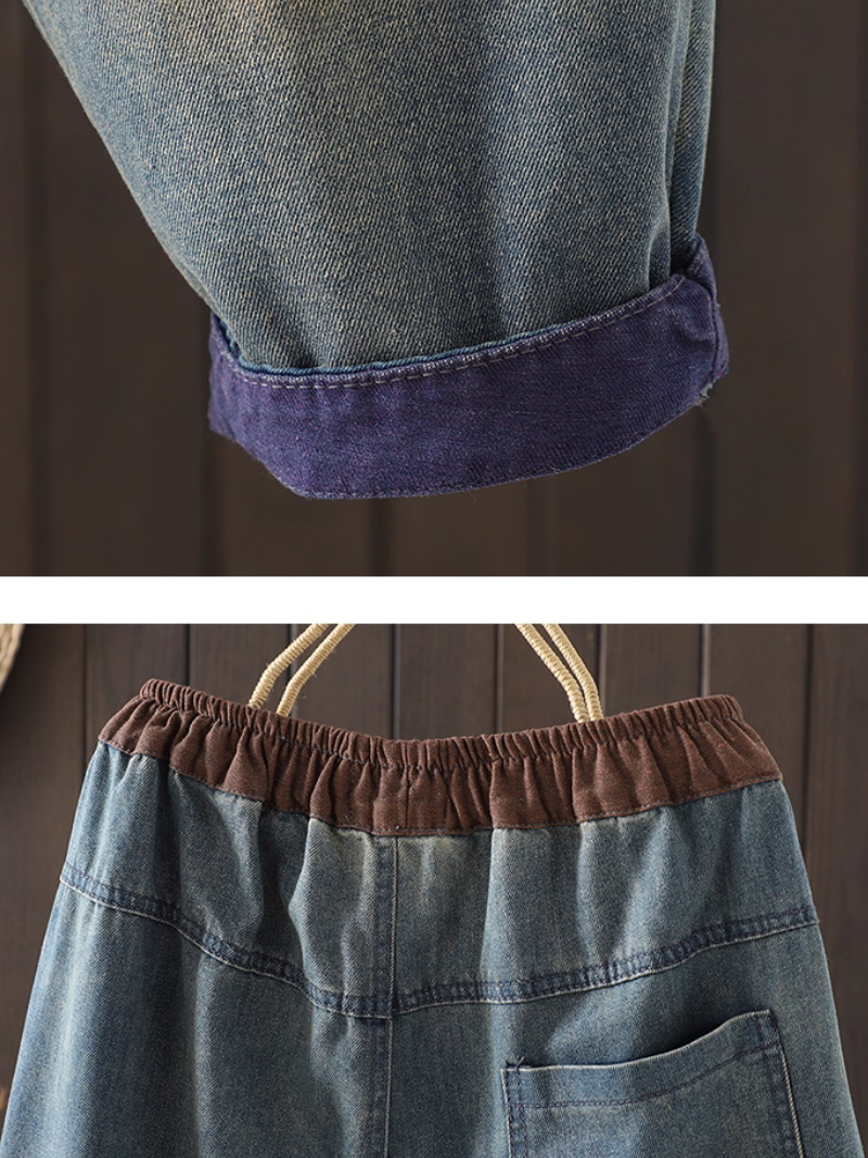 Été élégant de la femme Patch Work Work Bottom