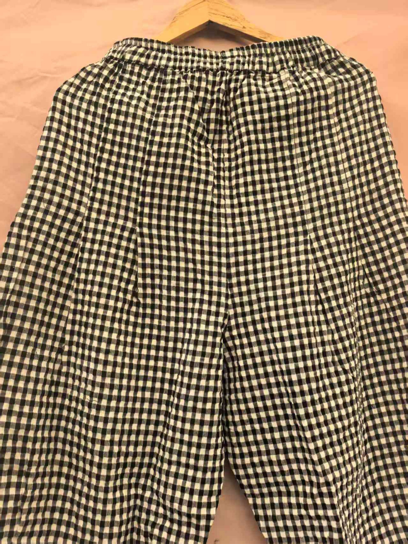 Lightweigh Women Welf lâche décontracté et le fond à carreaux