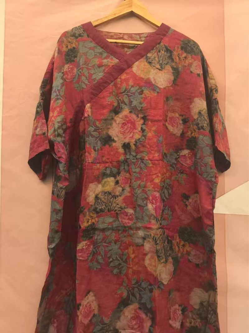 Robe imprimée élégante élégante d'été pour femmes