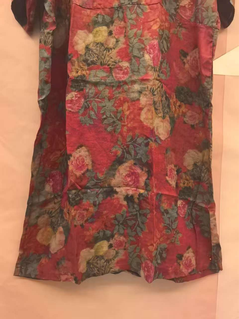 Robe imprimée élégante élégante d'été pour femmes