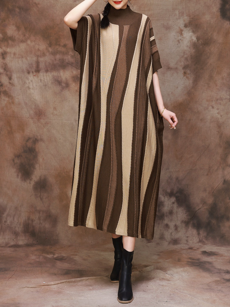 Women's short sleeves Midi Dress