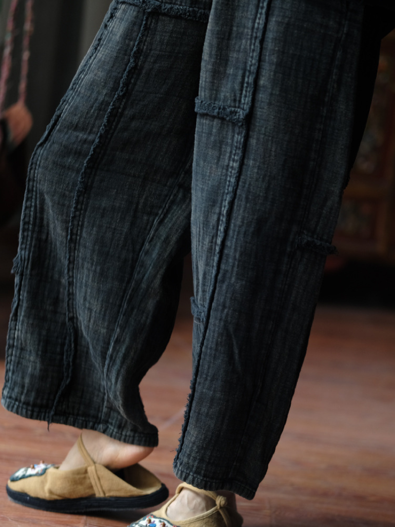 Fond cru de la femme décontractée en vrac élastique élastique