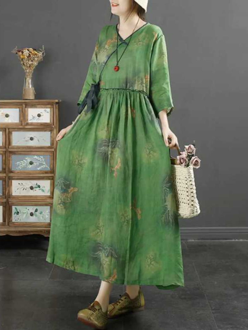  Women's Green graceful touch