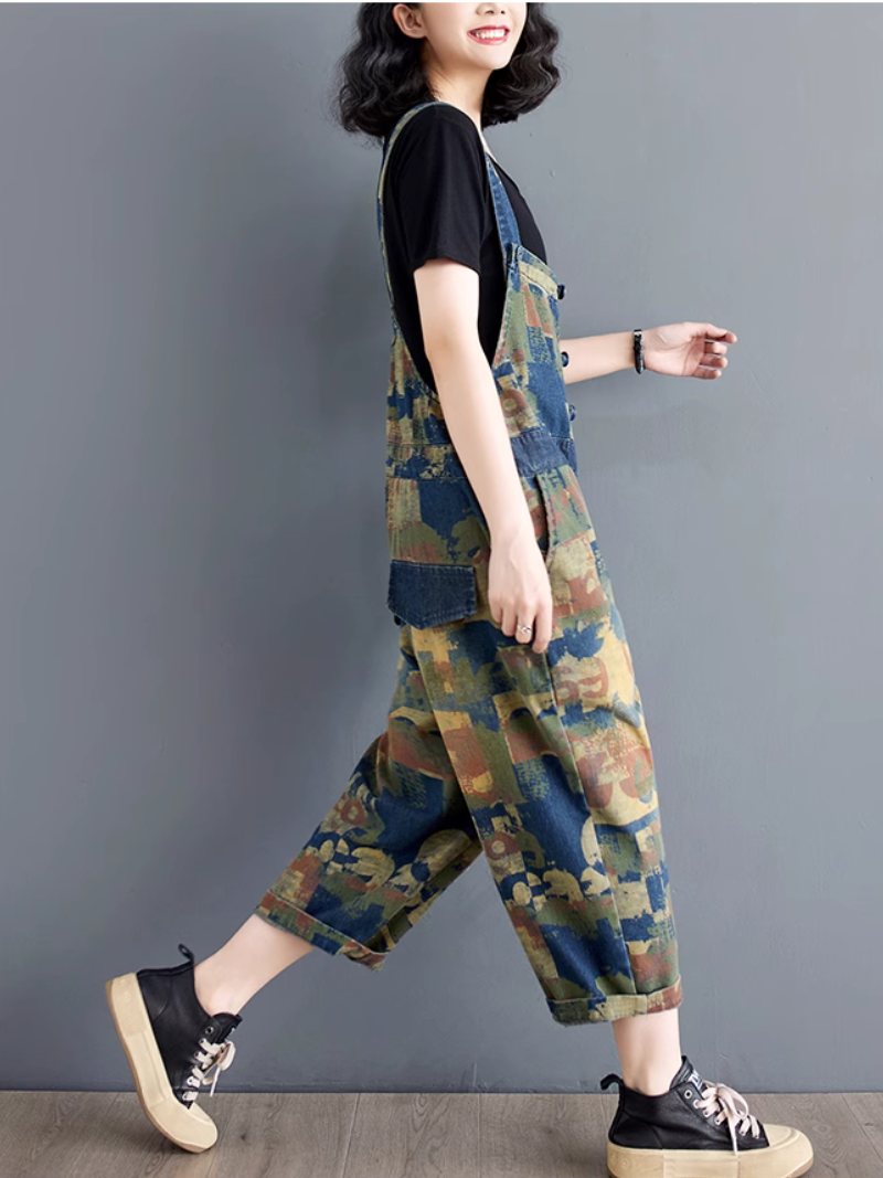 Dungaree globalement élégant et magnifique en denim mince en denim