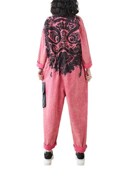 Women's Fashionable Loose Dungaree 