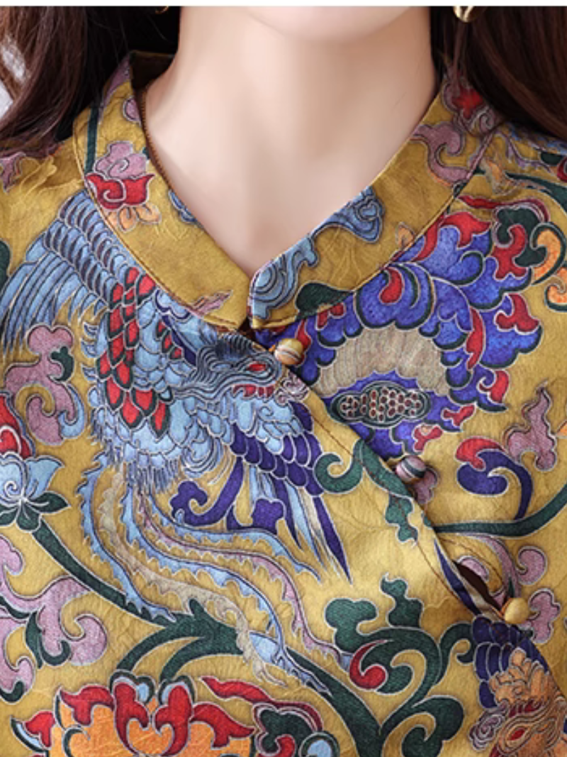 Women's Collar Retro Top 