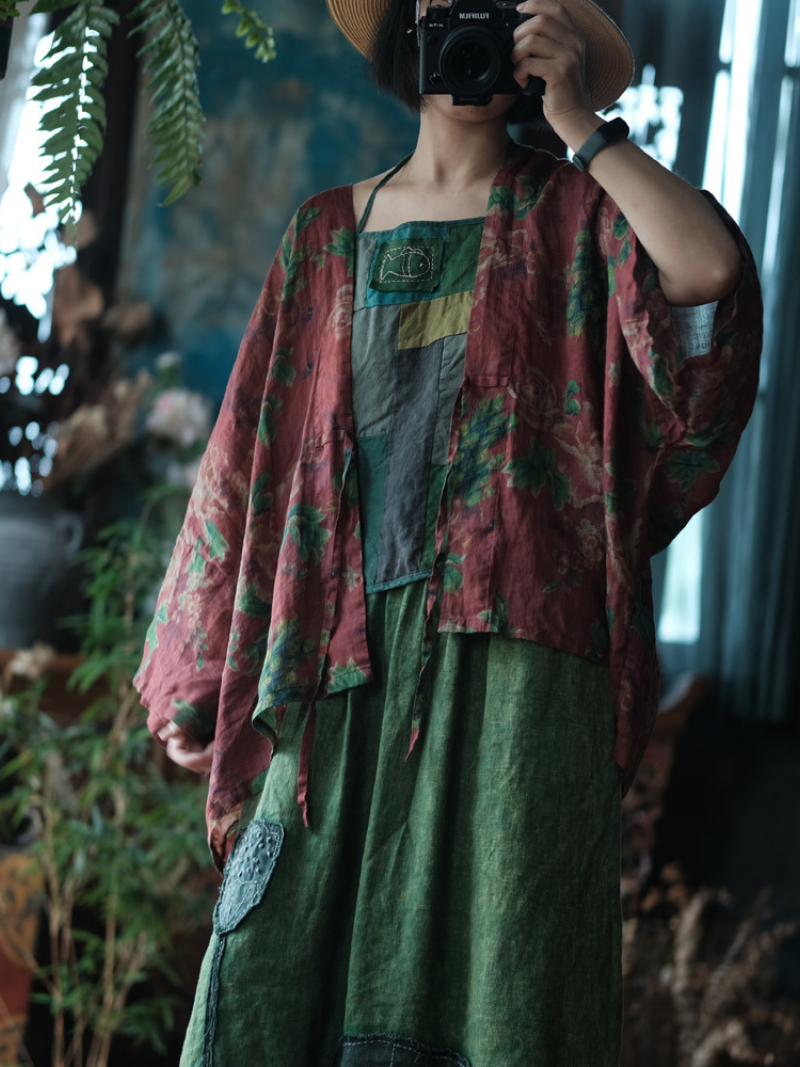 Women Summer Ramie Cardigan