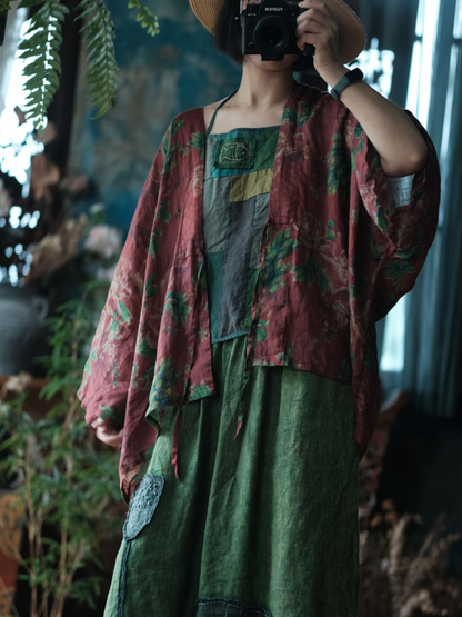 Women Summer Ramie Cardigan