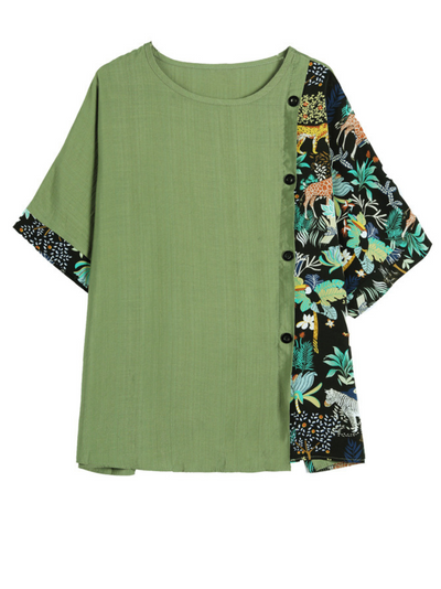 Women's Casual Green Tops