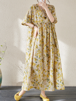 Sunlit Weekend Maxi Dress — Relaxed, Flattering Cotton Linen Comfort Style