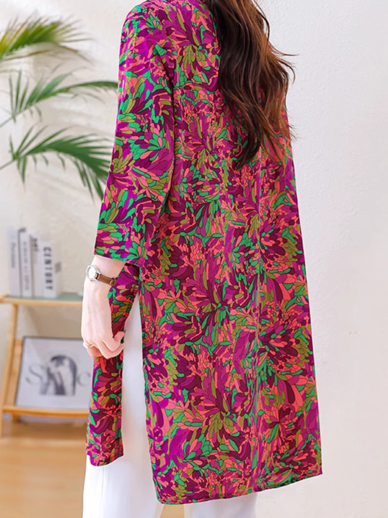 Women's Summer& Spring Stylish Floral Loose Top