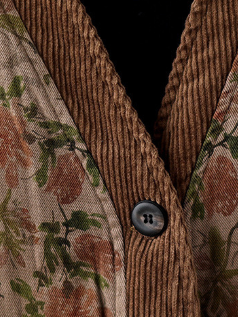 Women's V-Neck  Coat