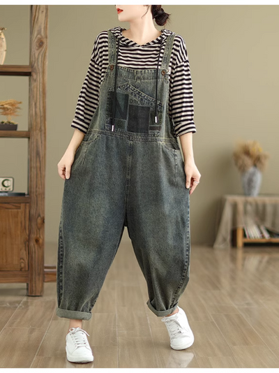 Women's Cropped Pant Dungaree