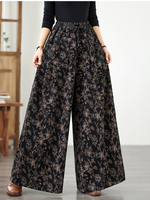 Women’s Stylish Relaxed & Basic  Printed Loose Bottom