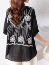 Women's Stylish Loose Good-Looking Embroidery Top